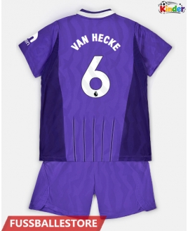 Günstige Tottenham Hotspur Jan Paul van Hecke #6 3rd trikot Kinder 2026-27 Kurzarm (+ Kurze Hosen)
